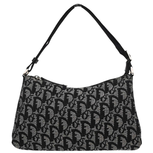 Christian Dior Black Canvas Trotter Handbag