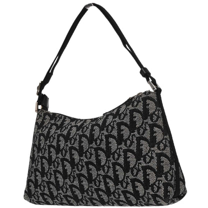 Christian Dior Black Canvas Trotter Handbag