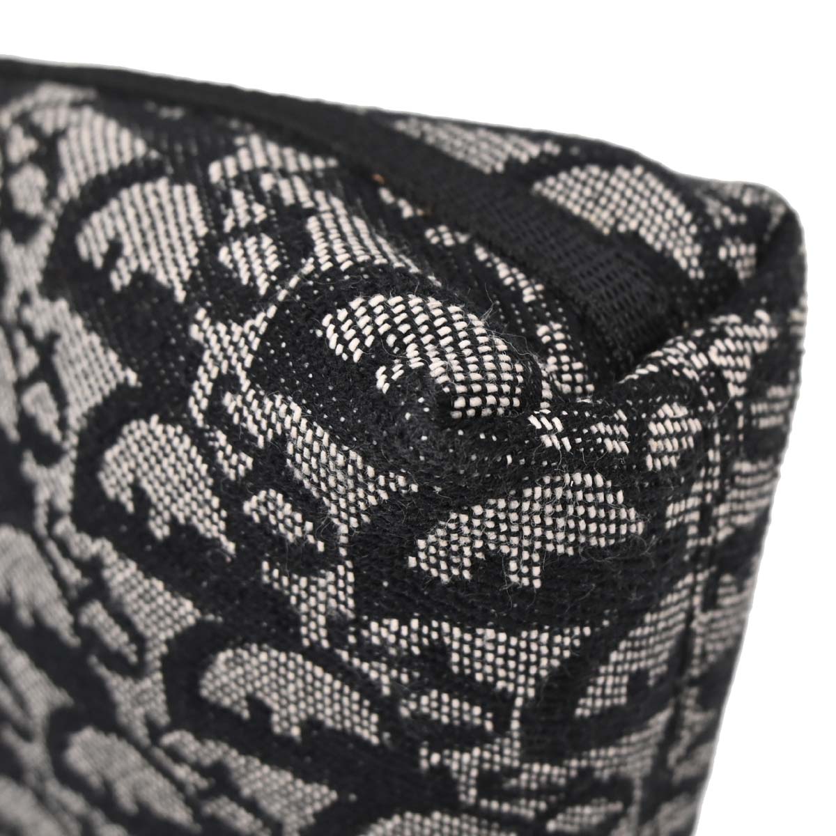 Christian Dior Black Canvas Trotter Handbag