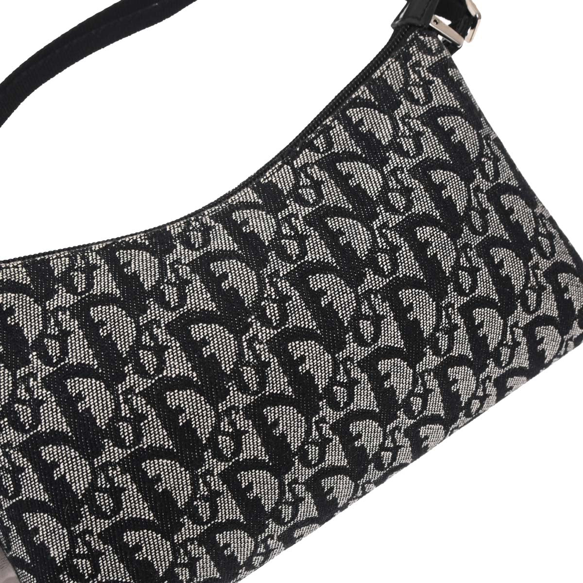 Christian Dior Black Canvas Trotter Handbag