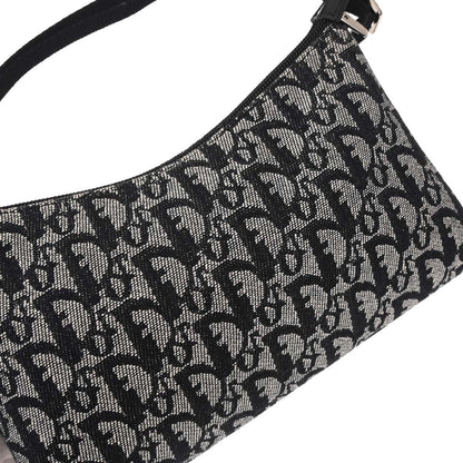Christian Dior Black Canvas Trotter Handbag