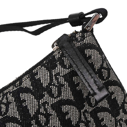 Christian Dior Black Canvas Trotter Handbag