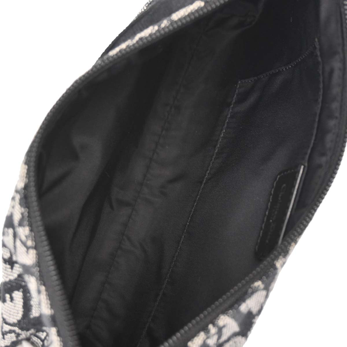 Christian Dior Black Canvas Trotter Handbag