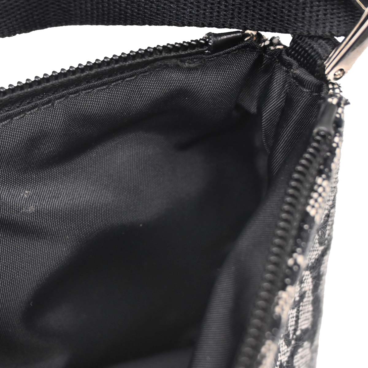 Christian Dior Black Canvas Trotter Handbag