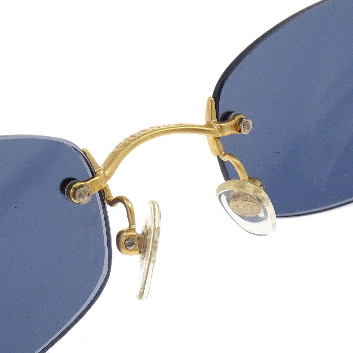 Chanel Sunglasses Eyewear Black Small Good