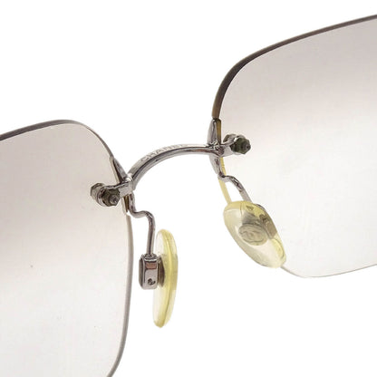 Chanel Sunglasses Eyewear Gray Rhinestone Small Good