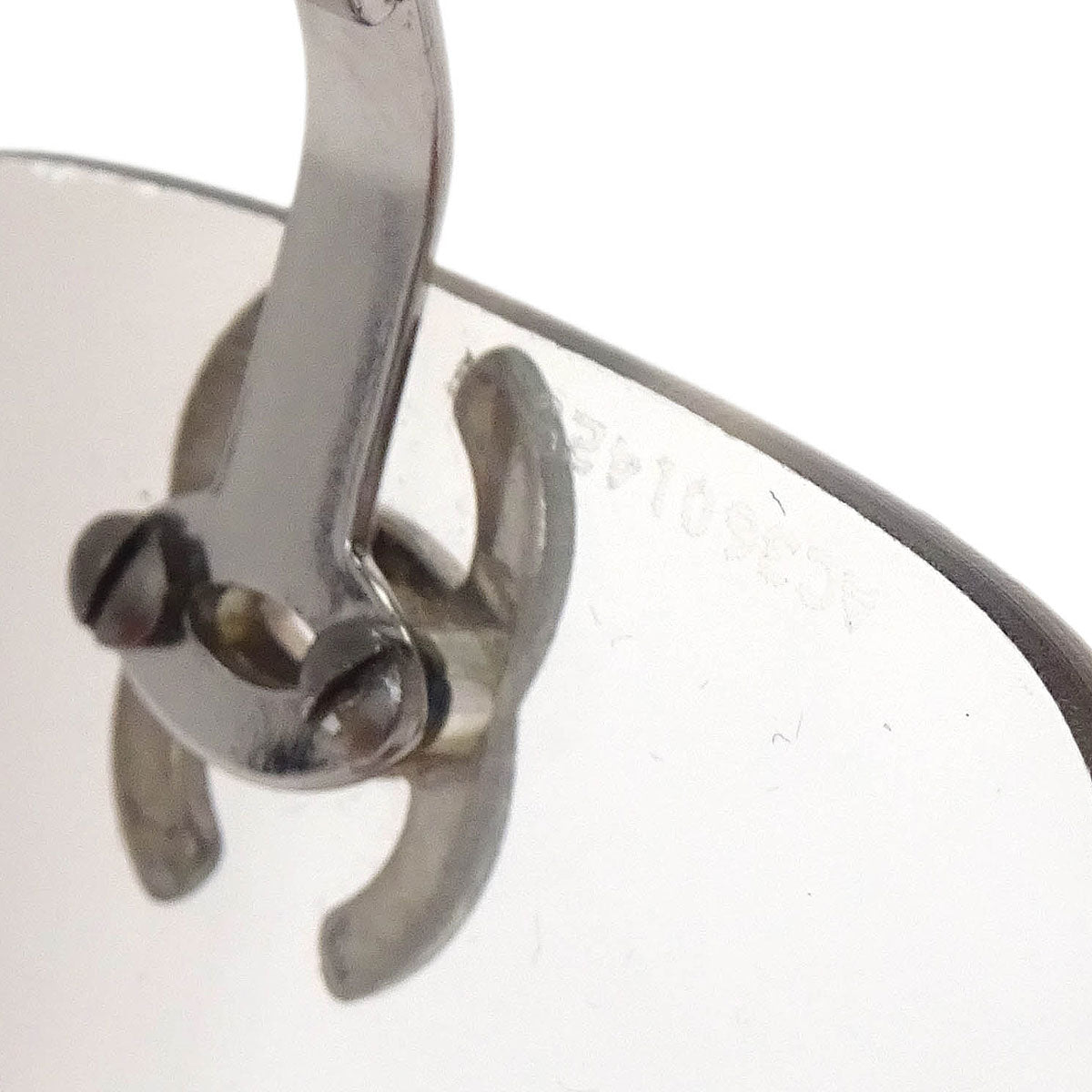 Chanel Sunglasses Eyewear Gray Rhinestone Small Good