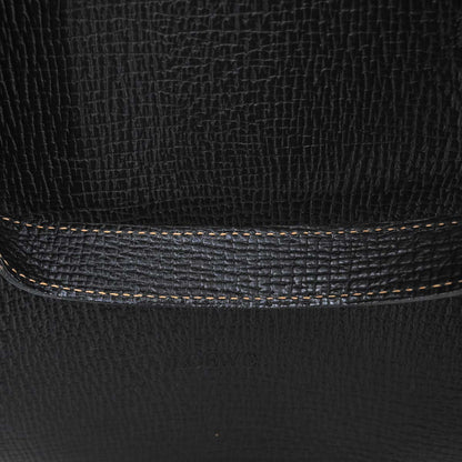 Loewe Black Leather Shoulder Tote Bag