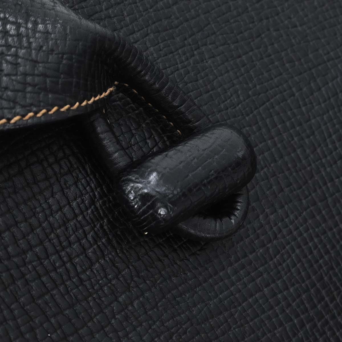 Loewe Black Leather Shoulder Tote Bag