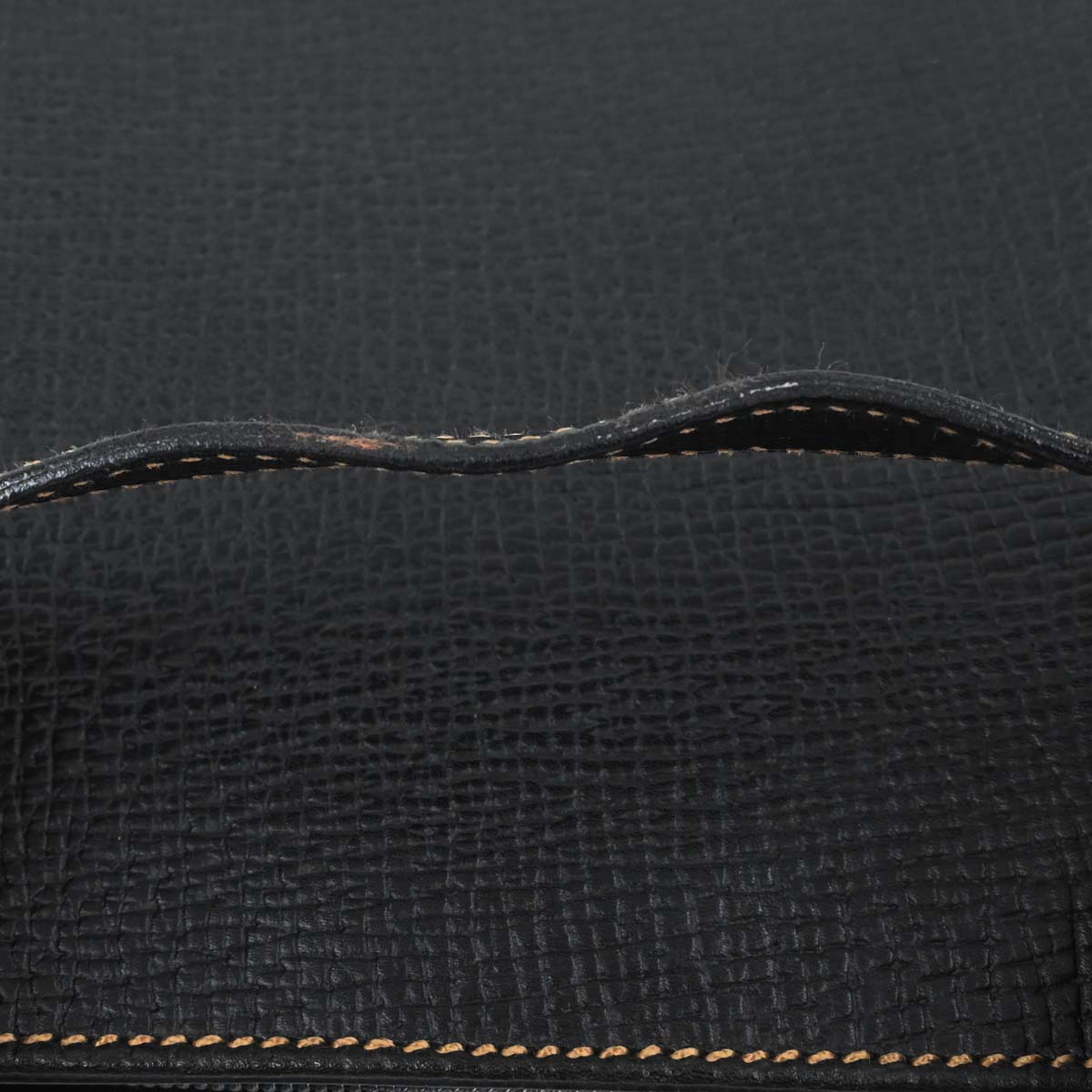 Loewe Black Leather Shoulder Tote Bag