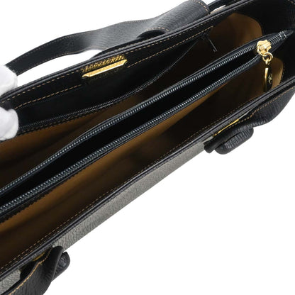 Loewe Black Leather Shoulder Tote Bag
