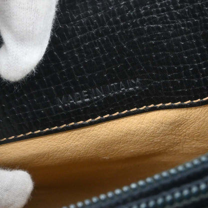 Loewe Black Leather Shoulder Tote Bag