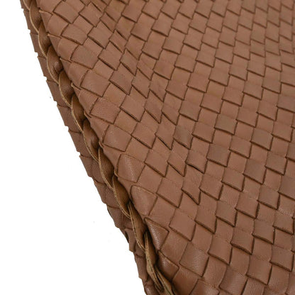 Bottega Veneta Brown Lambskin Intrecciato Hobo Handbag