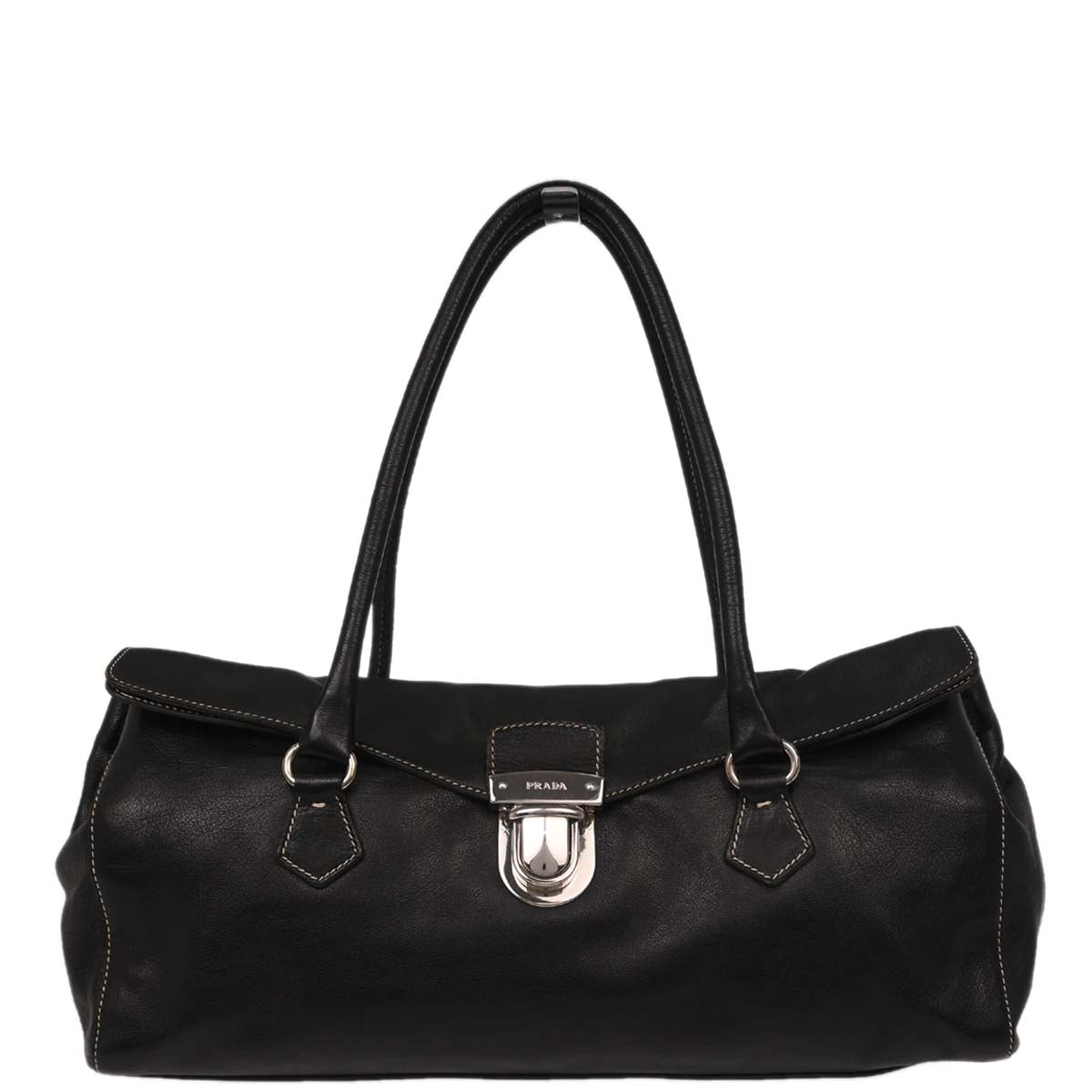 Prada Black Leather Handbag