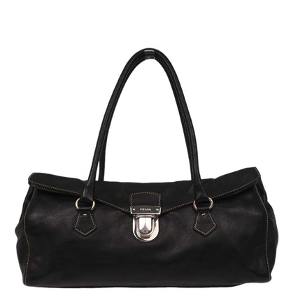 Prada Black Leather Handbag