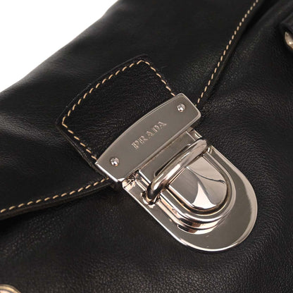 Prada Black Leather Handbag