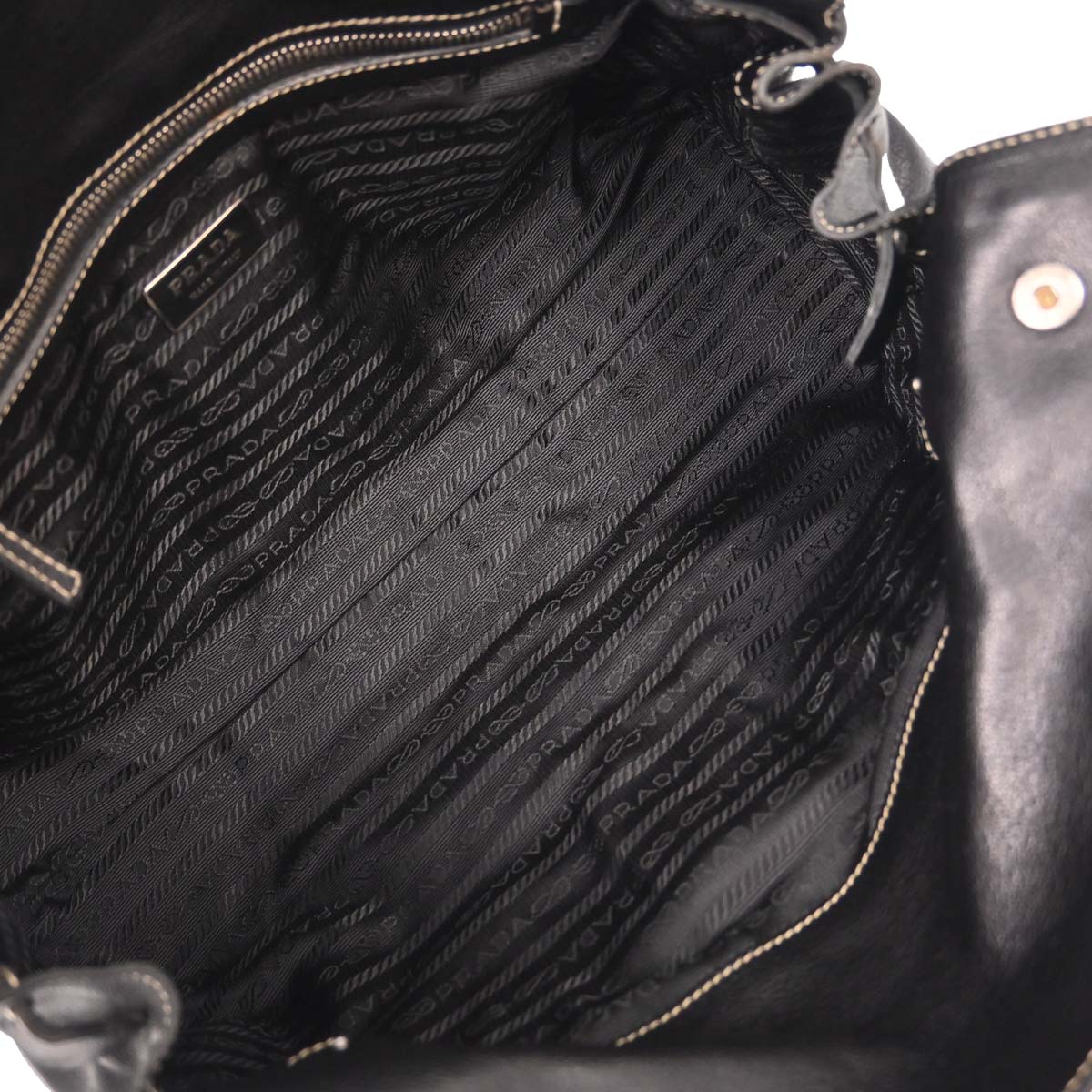 Prada Black Leather Handbag