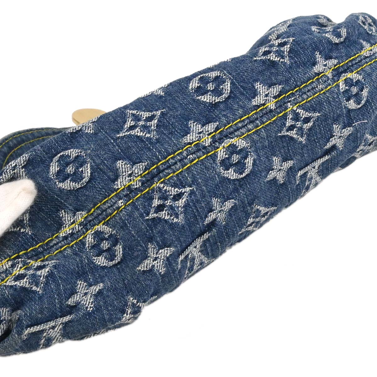 Louis Vuitton Blue Monogram Denim Mini Pleaty Handbag M95050