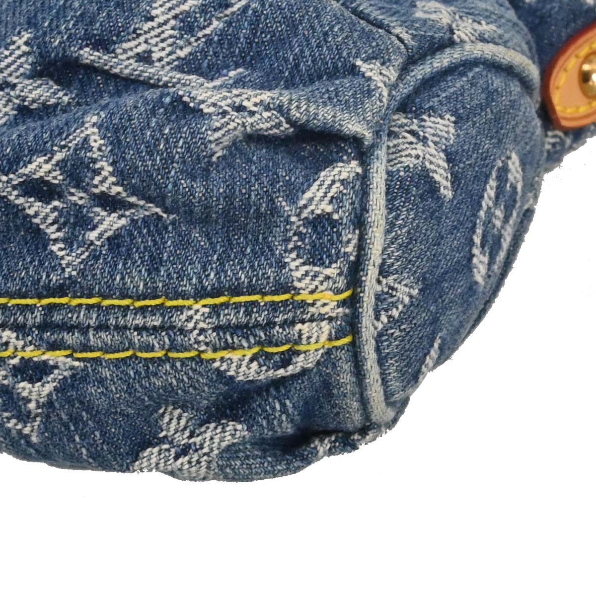 Louis Vuitton Blue Monogram Denim Mini Pleaty Handbag M95050