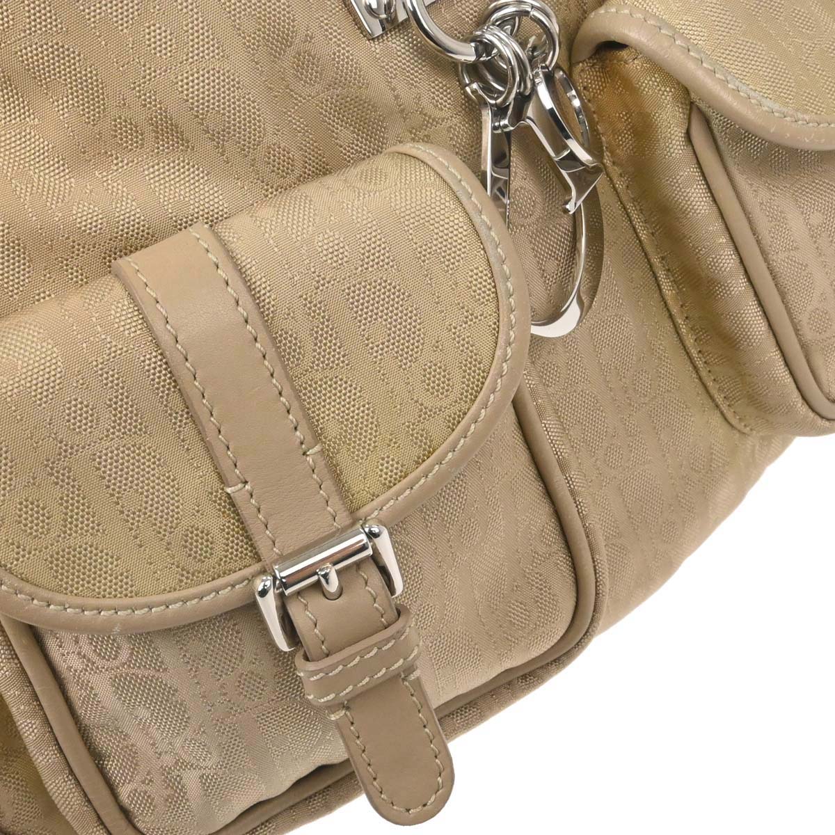 Christian Dior Beige Oblique Lovely Trotter Tote Handbag