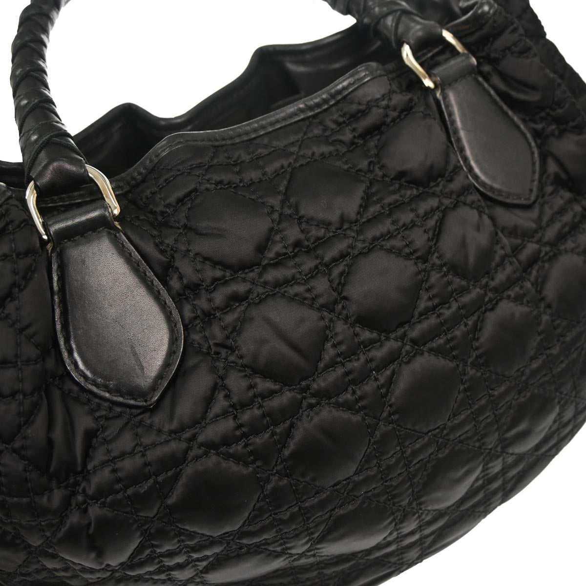 Christian Dior Black Nylon Lovely Tote Handbag
