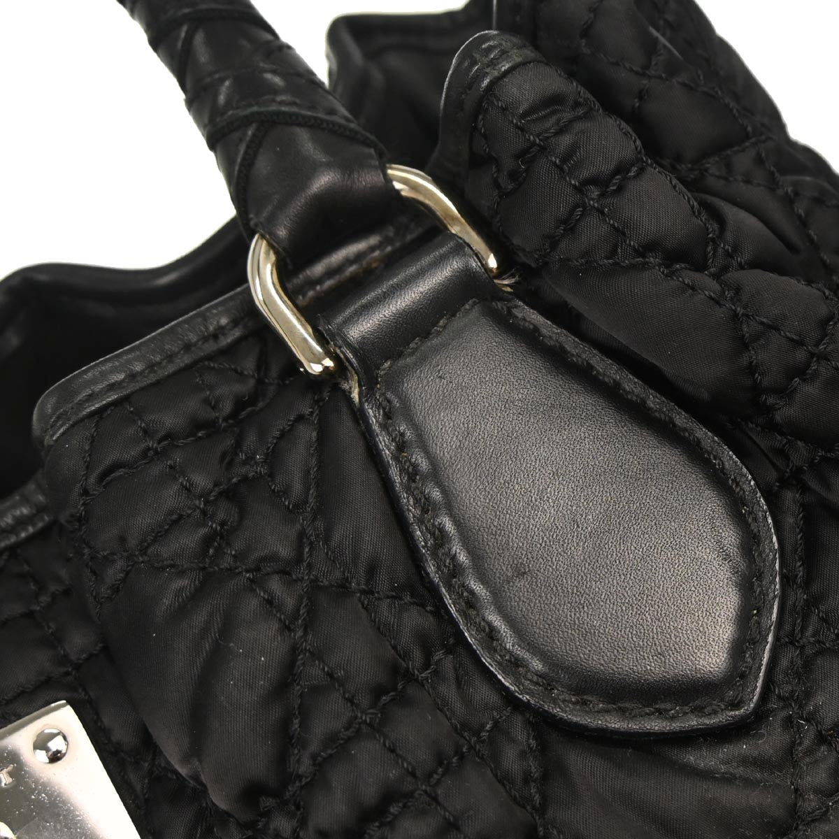 Christian Dior Black Nylon Lovely Tote Handbag