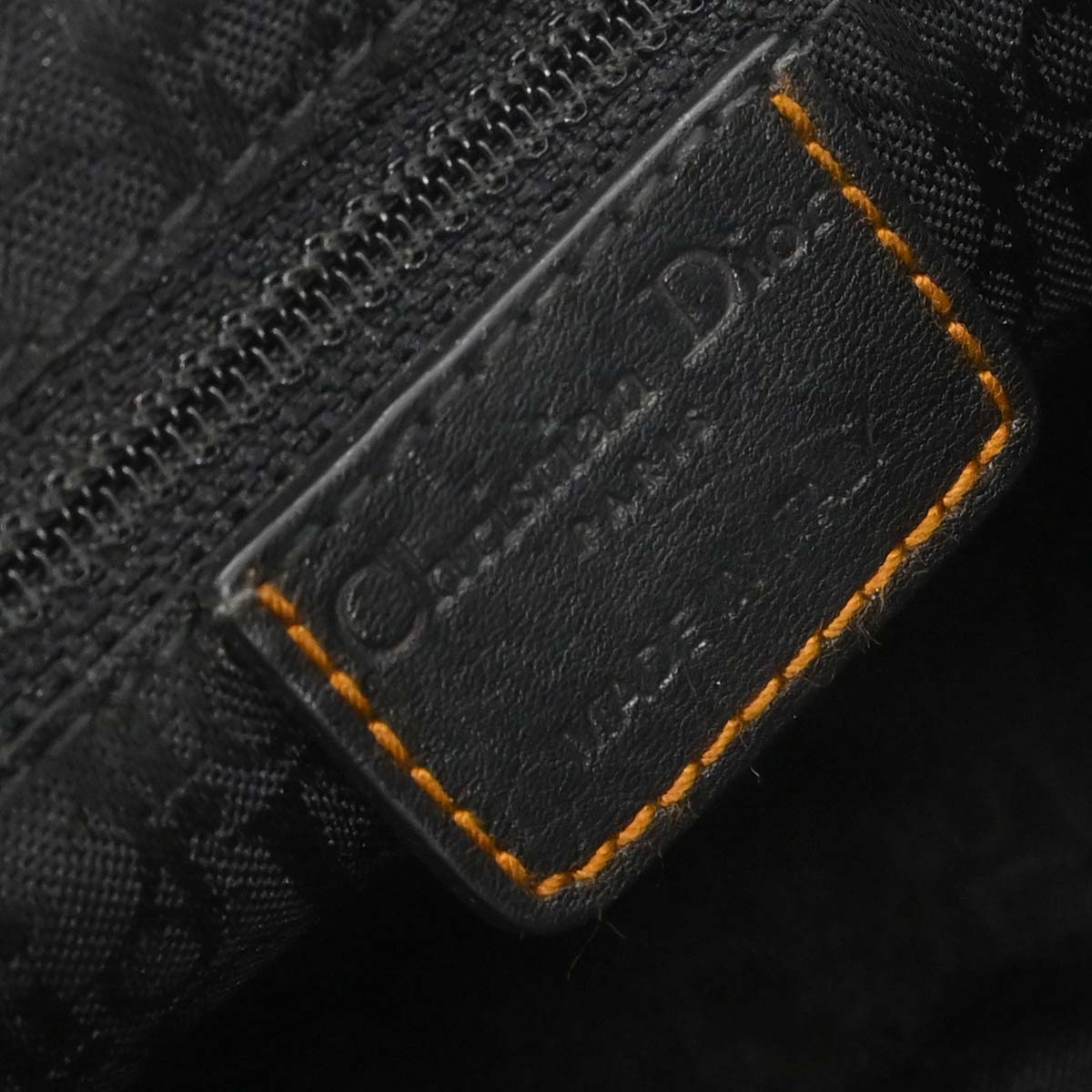 Christian Dior Black Gaucho Shoulder Bag