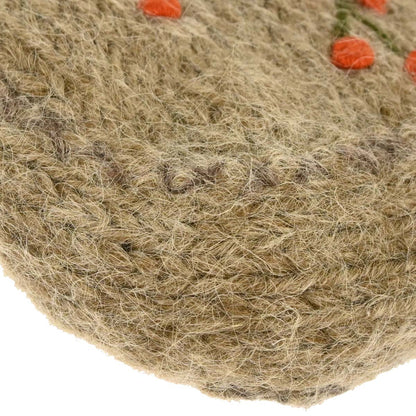 Fendi Brown Wool Baguette Handbag