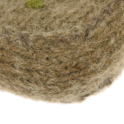 Fendi Brown Wool Baguette Handbag