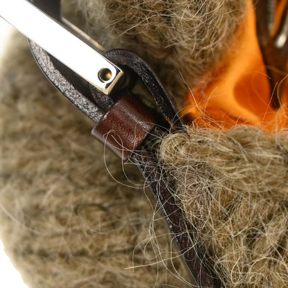 Fendi Brown Wool Baguette Handbag