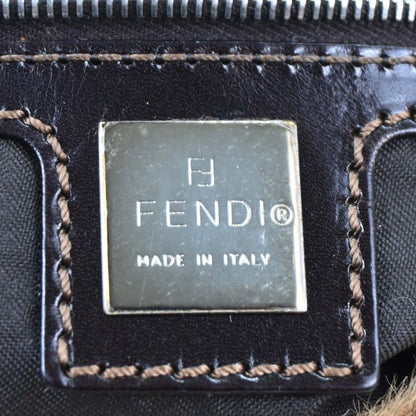 Fendi Brown Pony Hair Mamma Baguette Handbag