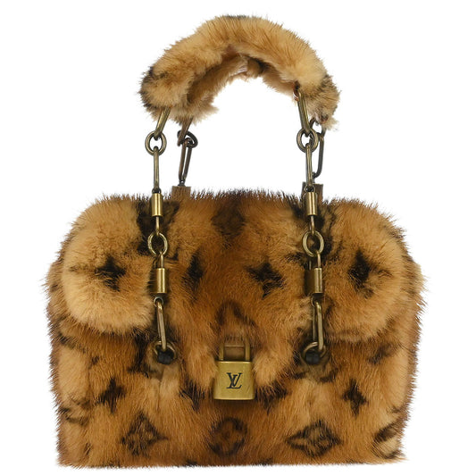 Louis Vuitton * Monogram Mink Mini Papillon Handbag M71944