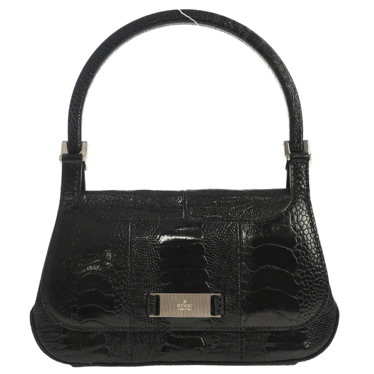 Gucci * Black Crocodile Handbag