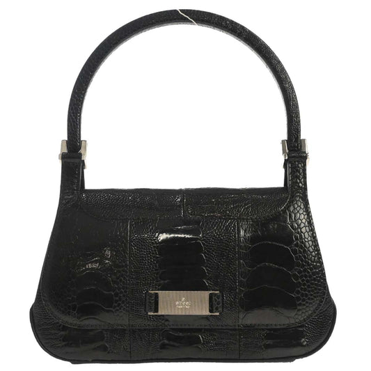 Gucci * Black Crocodile Handbag