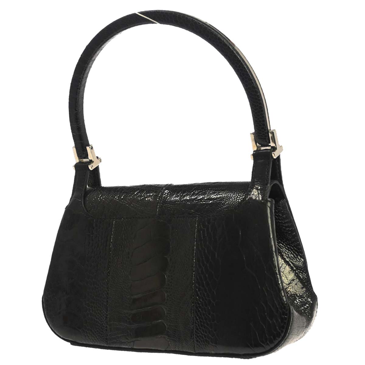 Gucci * Black Crocodile Handbag
