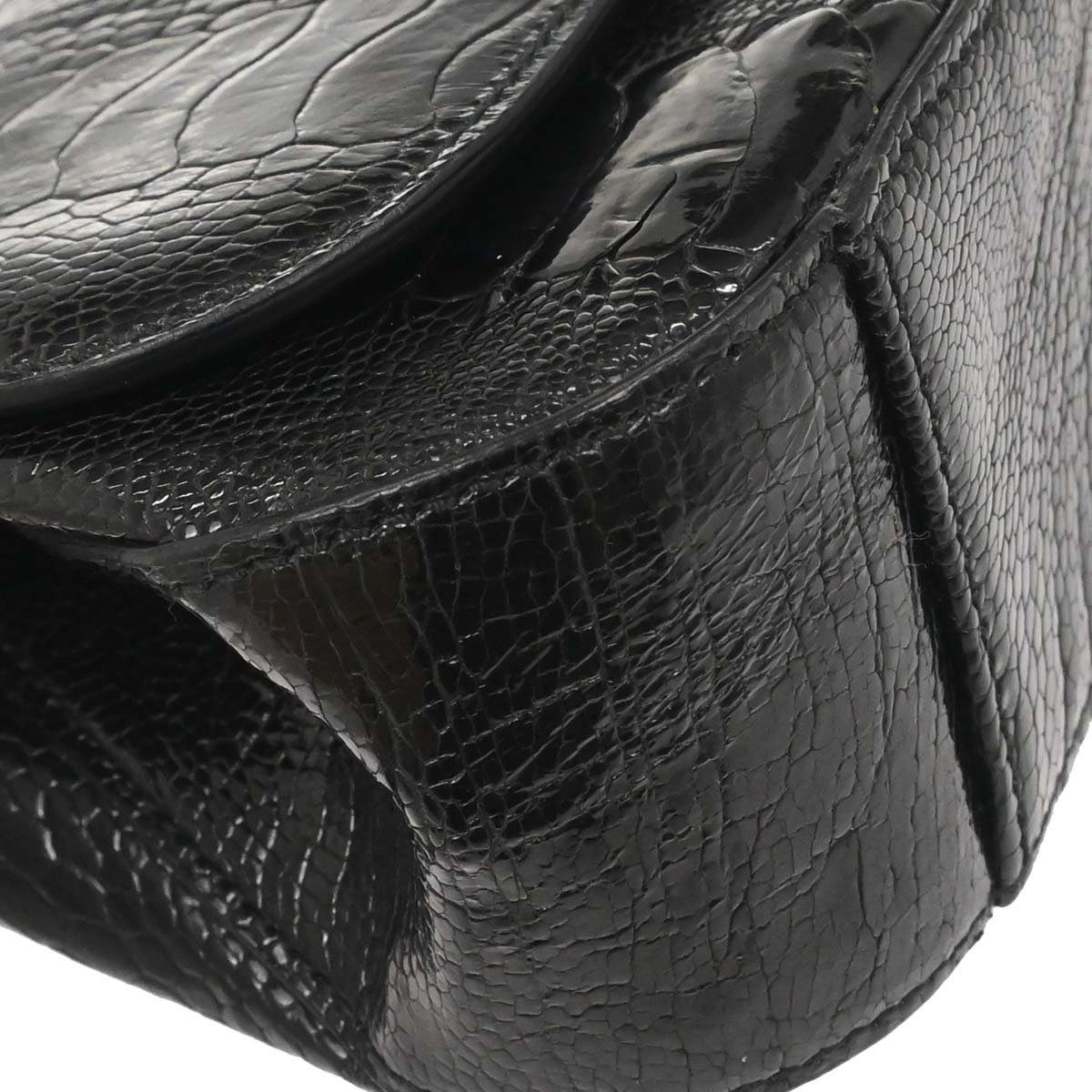 Gucci * Black Crocodile Handbag