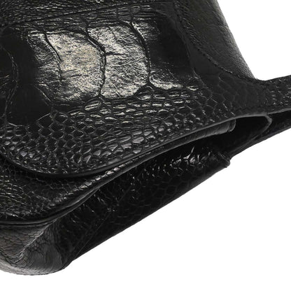 Gucci * Black Crocodile Handbag
