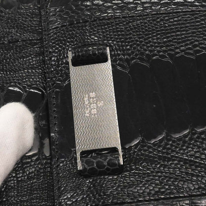 Gucci * Black Crocodile Handbag