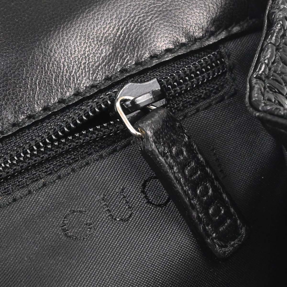 Gucci * Black Crocodile Handbag