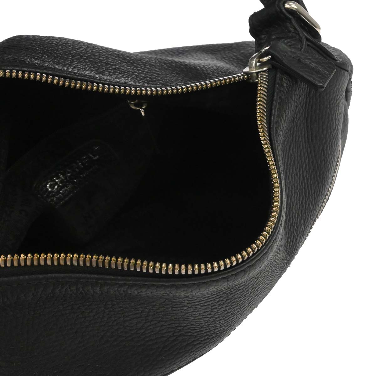 Chanel Black Calfskin Fringe Handbag