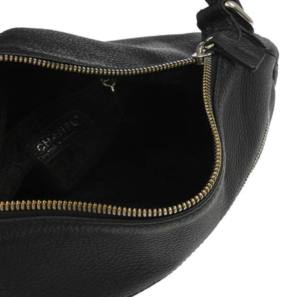 Chanel Black Calfskin Fringe Handbag