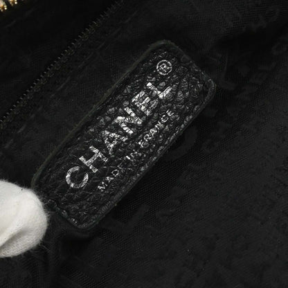 Chanel Black Calfskin Fringe Handbag