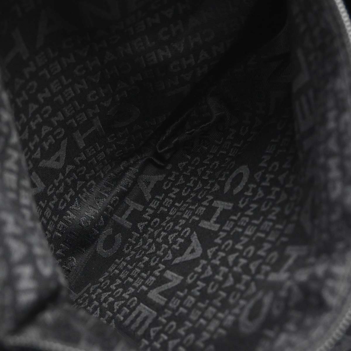 Chanel Black Calfskin Fringe Handbag