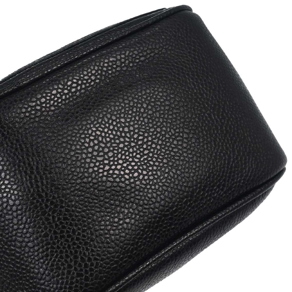 Chanel Black Caviar Skin Shoulder Bag