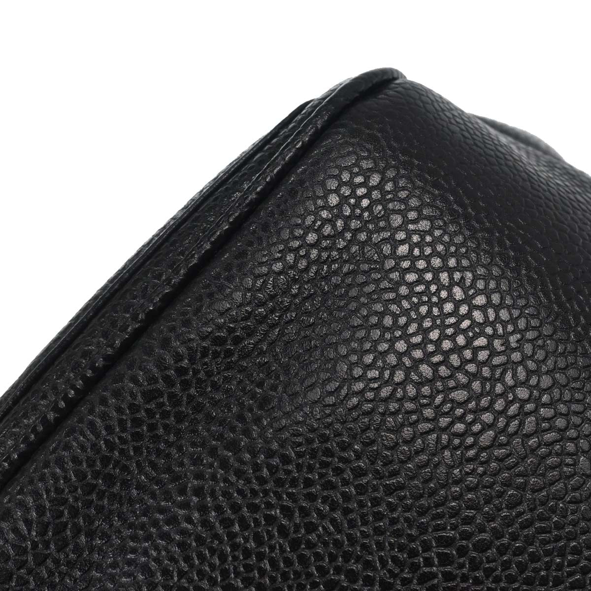 Chanel Black Caviar Skin Shoulder Bag
