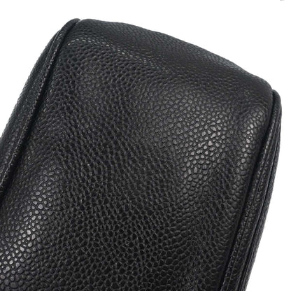 Chanel Black Caviar Skin Shoulder Bag