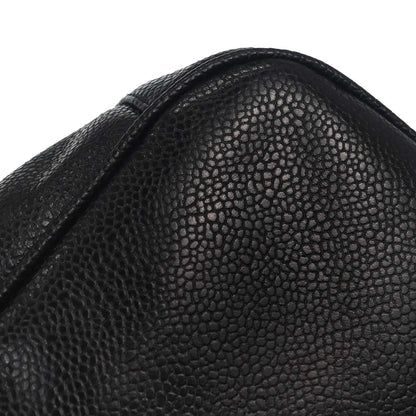 Chanel Black Caviar Skin Shoulder Bag