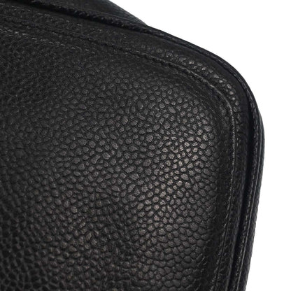 Chanel Black Caviar Skin Shoulder Bag