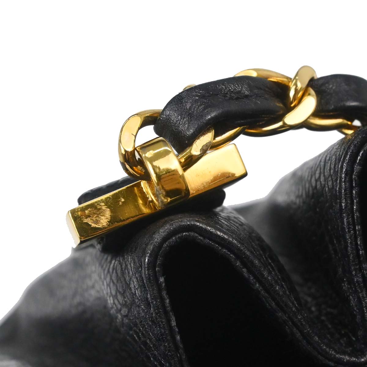 Chanel Black Caviar Skin Shoulder Bag