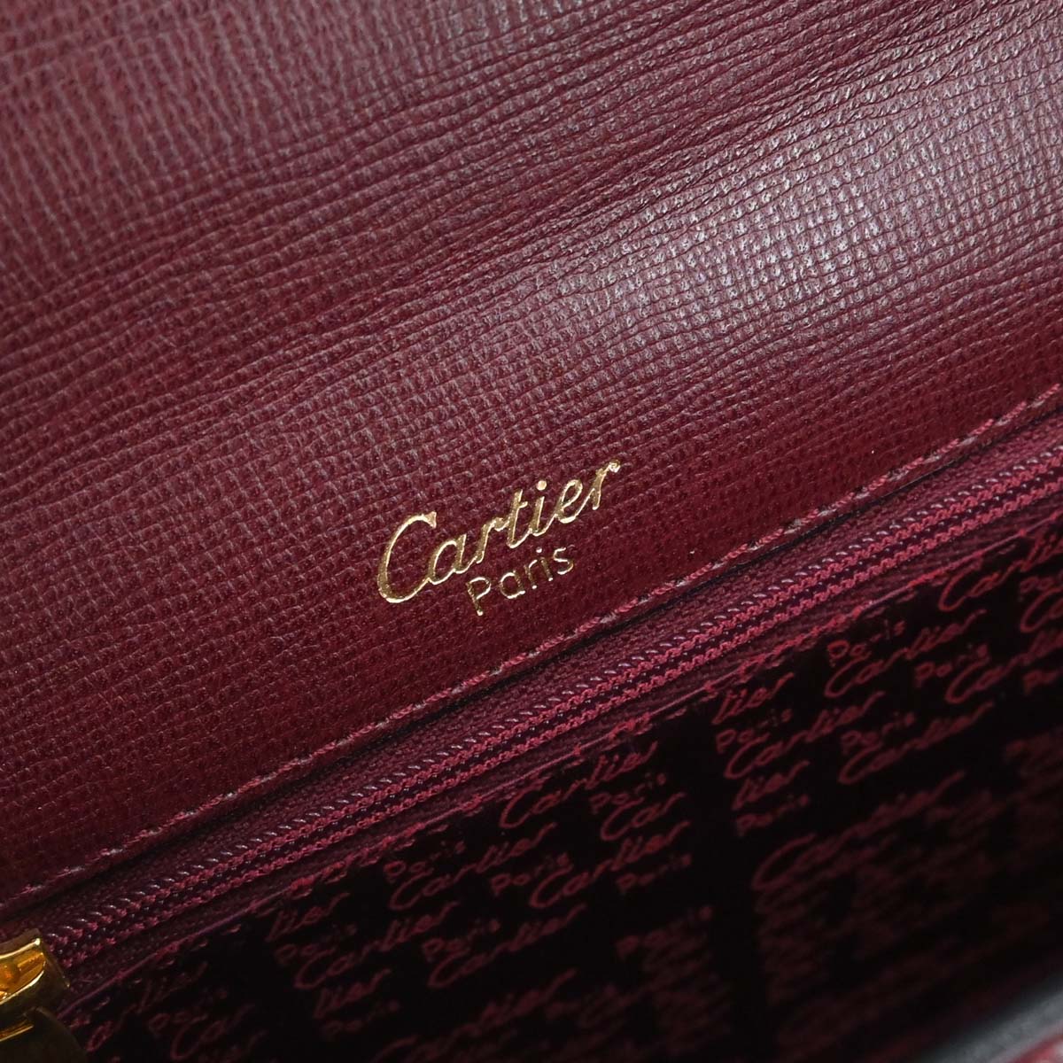 Cartier Bordeaux Handbag